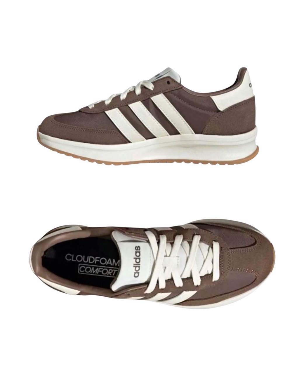 Adidas – Run 70s 2.0 Sneakers – Earth Strata Off White Gum – Sz. 7.5
